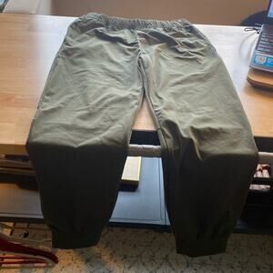 GU polyester joggers